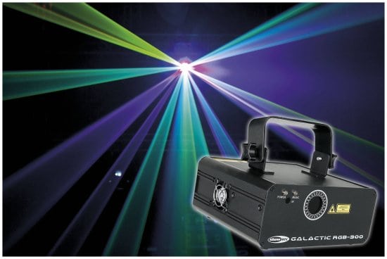 Galactic RGB-300  320mW RGB-laser met IR-afstandsbediening