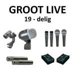 Microfoonset groot PA Live  19  delig